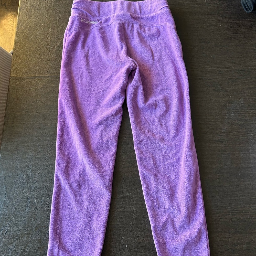 Columbia Kids Lavender Fleece Leggings